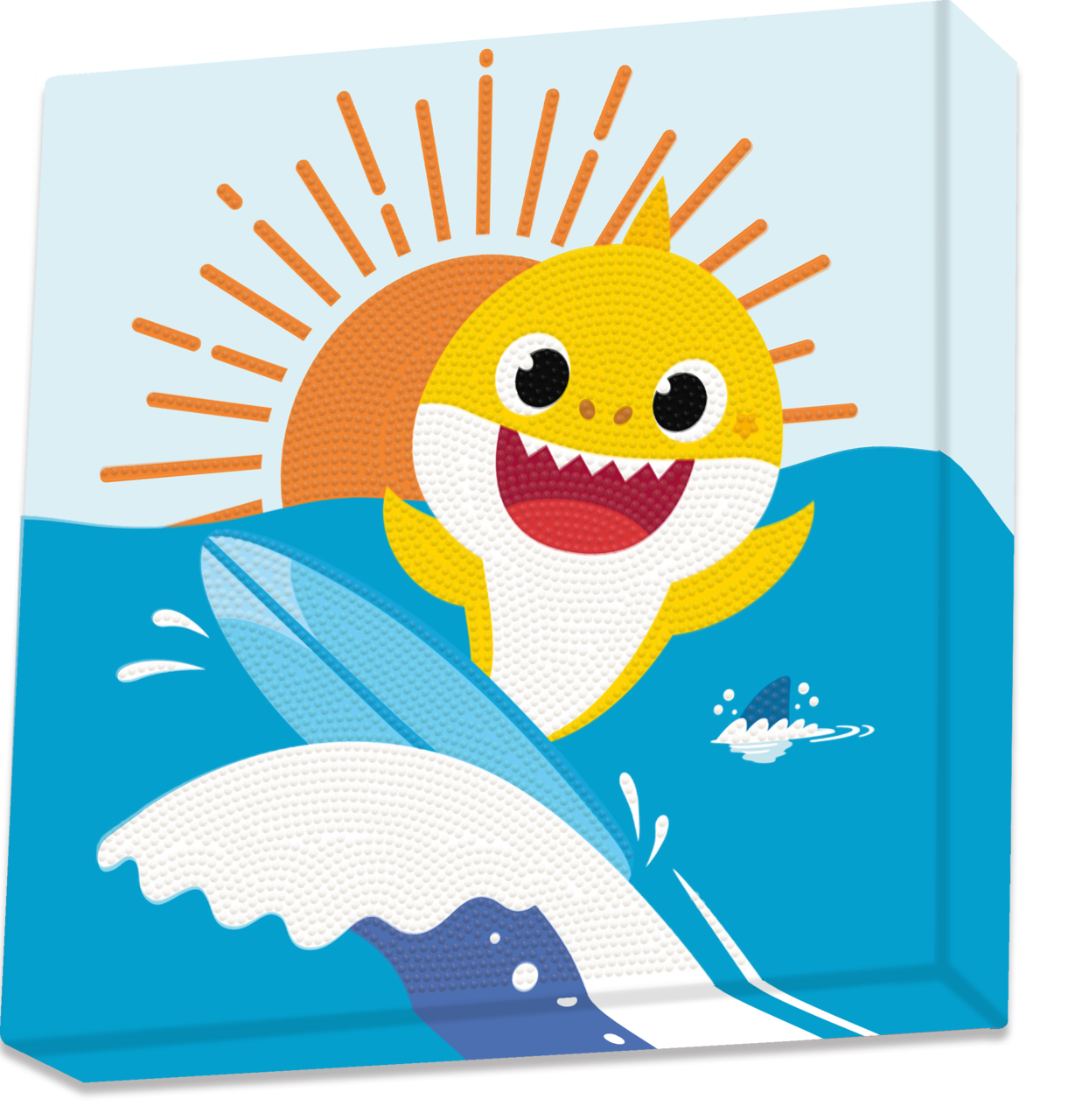 Diamond Dotz Baby Shark Stay Cool! Dotz Box Family Diamond Painting Kits for Adults - Diamond Art Kits a Relaxing Creative Craft Kit with Dotz Gems 11x11